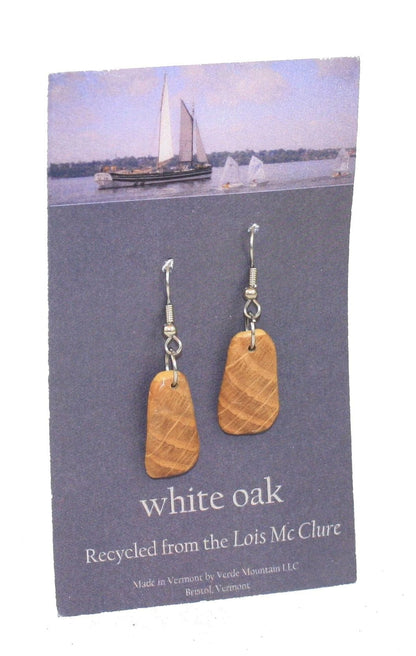 Lois McClure White Oak Wood Earrings - Shelburne Country Store