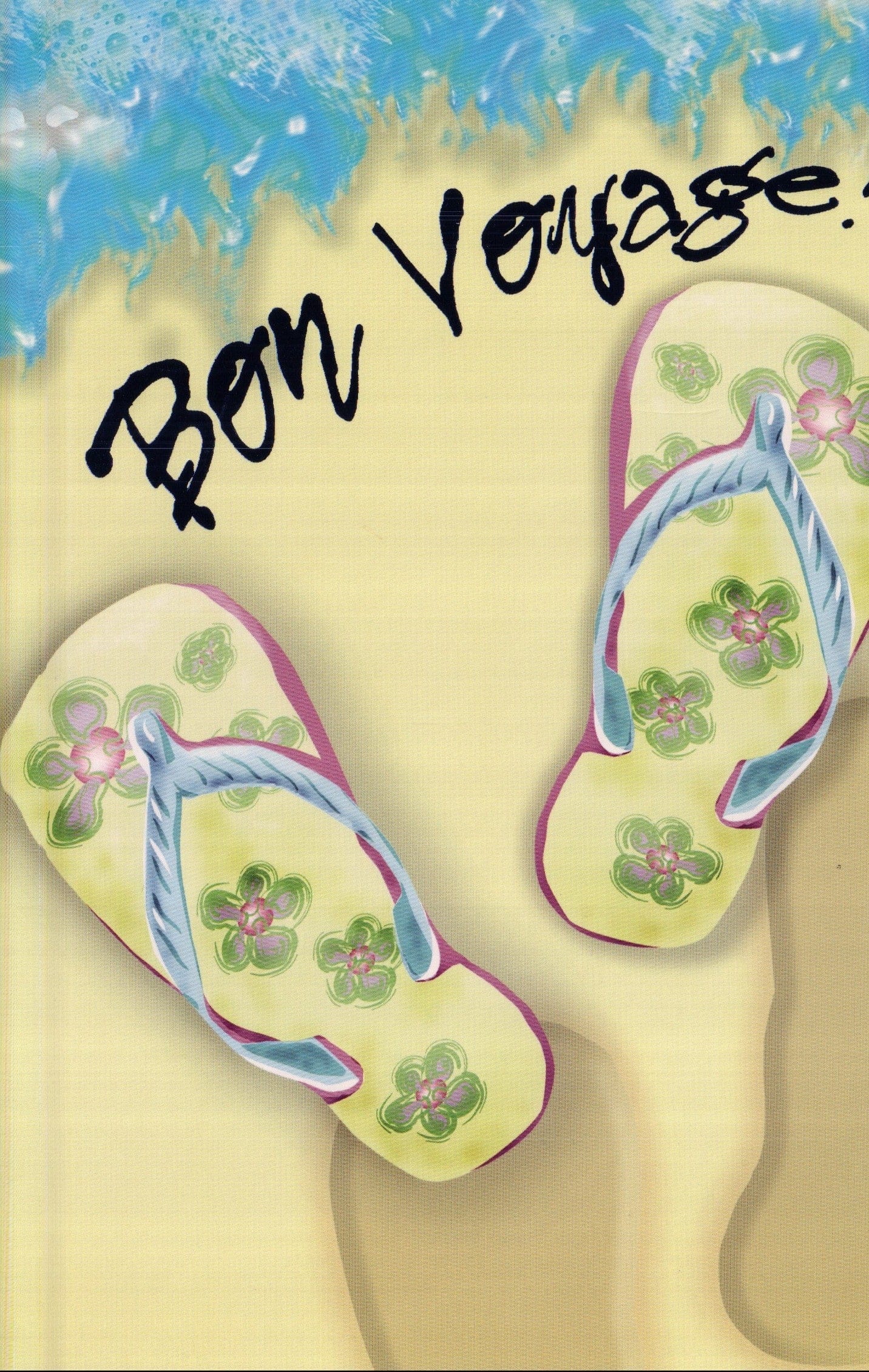 Flip Flops Bon Voyage Greeting Card - Shelburne Country Store