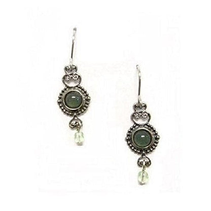 Aventurine Green Stone Dangle Earrings - Shelburne Country Store