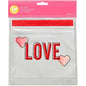 Clear “LOVE" and Hearts Valentine's Day Resealable Treat Bags - 20 Count - Shelburne Country Store