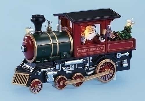 Musical Led Train Engine & Nutcracker -  10" - Shelburne Country Store