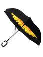 Yellow Flower Double Layer Inverted Umbrella - Shelburne Country Store