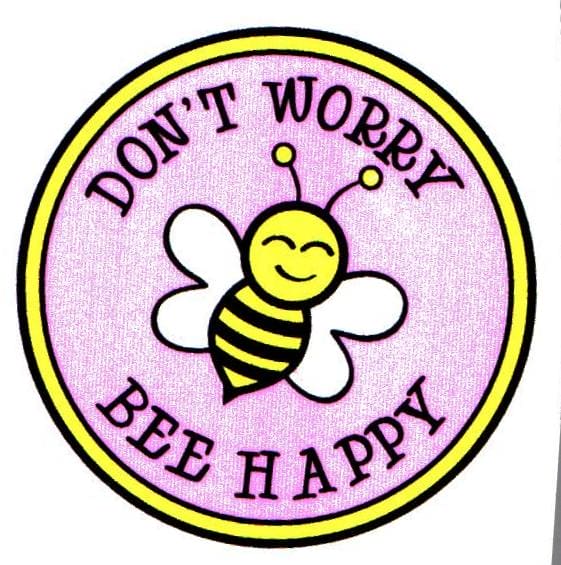 Bee Happy Bee Sticker - Shelburne Country Store