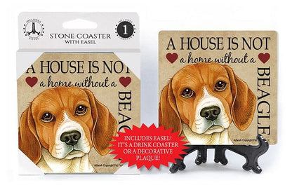 Dog Breed Stoneware Coaster - - Shelburne Country Store