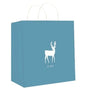 Kraft Jumbo Square Christmas Gift Bag - Oh Deer - Shelburne Country Store