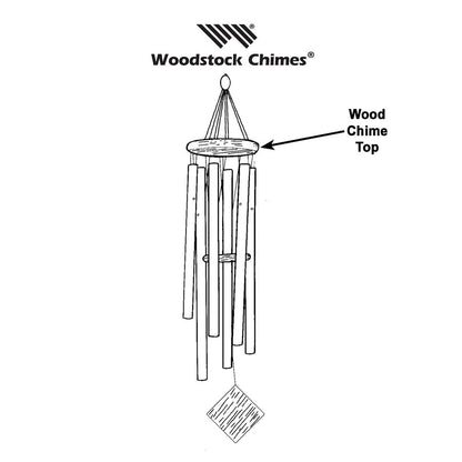 Repair Wood Chime Top for Encore Chimes - 5.25 inch - Shelburne Country Store