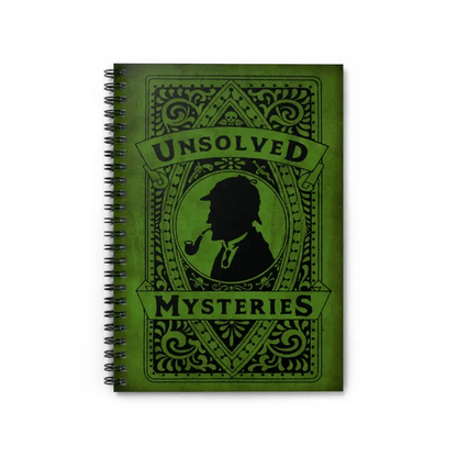 Unsolved Mysteries Notebook - spiral notebook - Shelburne Country Store