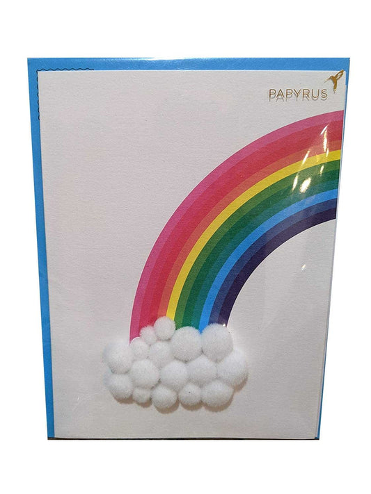 Rainbows and Puffy Clouds - Blank Card - Shelburne Country Store