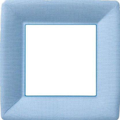 Classic Linen Light Blue Plate - - Shelburne Country Store