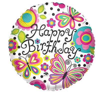 18" Whimsy Birthday Balloon - Shelburne Country Store