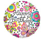 18" Whimsy Birthday Balloon - Shelburne Country Store