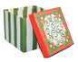 Holly Plaid Square Gift Box - - Shelburne Country Store