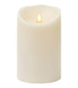 LED Moving Flame Vanilla Pillar - Ivory - 3.5x5 - Shelburne Country Store