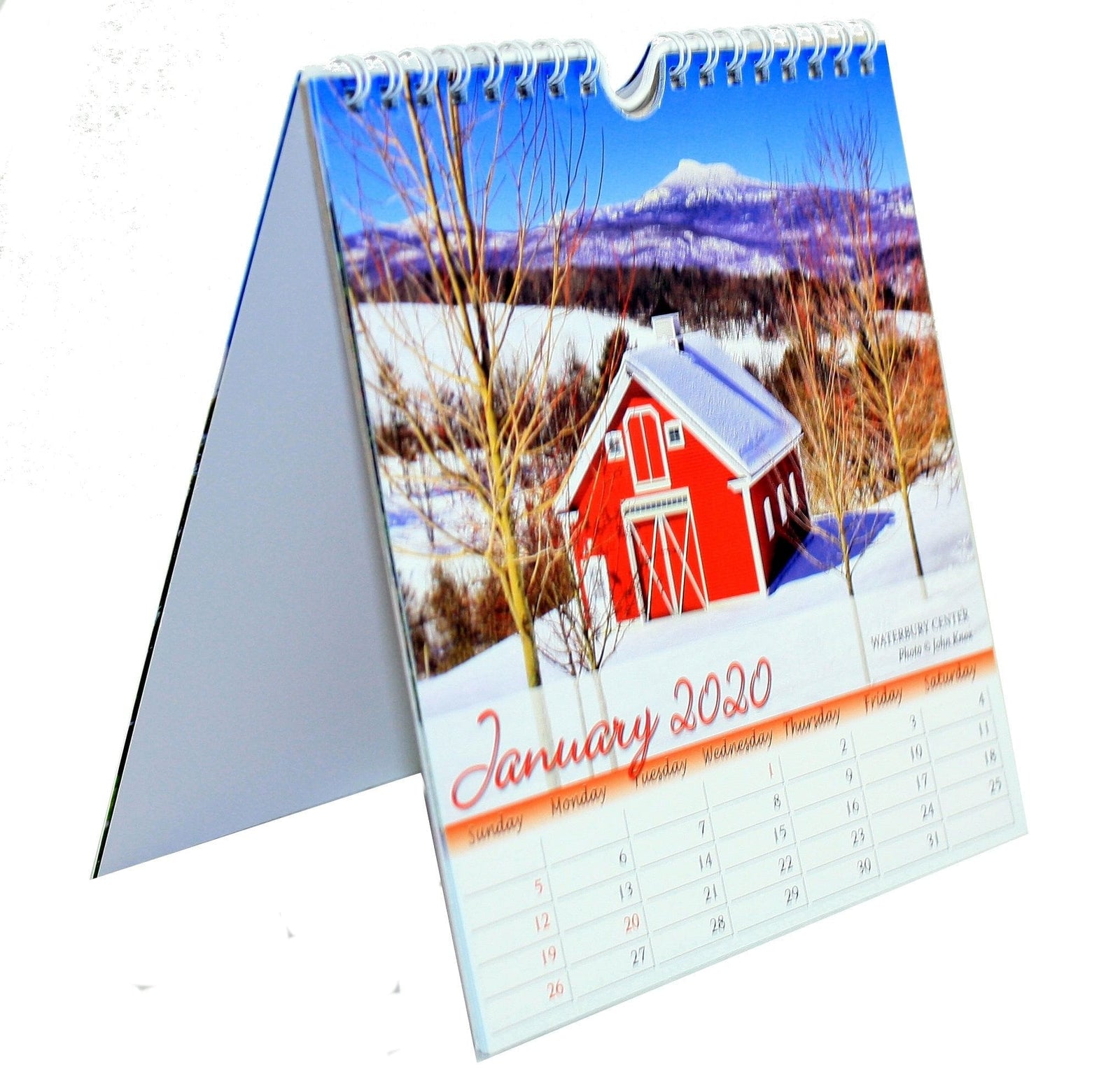 Vermont 2021 Desktop Calendar Shelburne Country Store