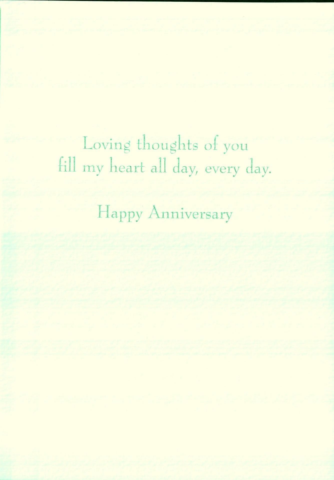 Anniversary Card- Heart and Flower Design - Shelburne Country Store