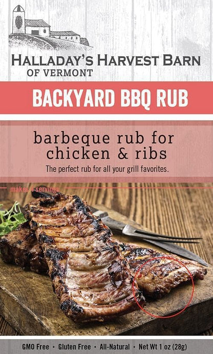 Backyard BBQ Rub For Chicken and Ribs - Shelburne Country Store