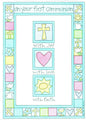 With Joy Love and Faith Communion Card - Shelburne Country Store