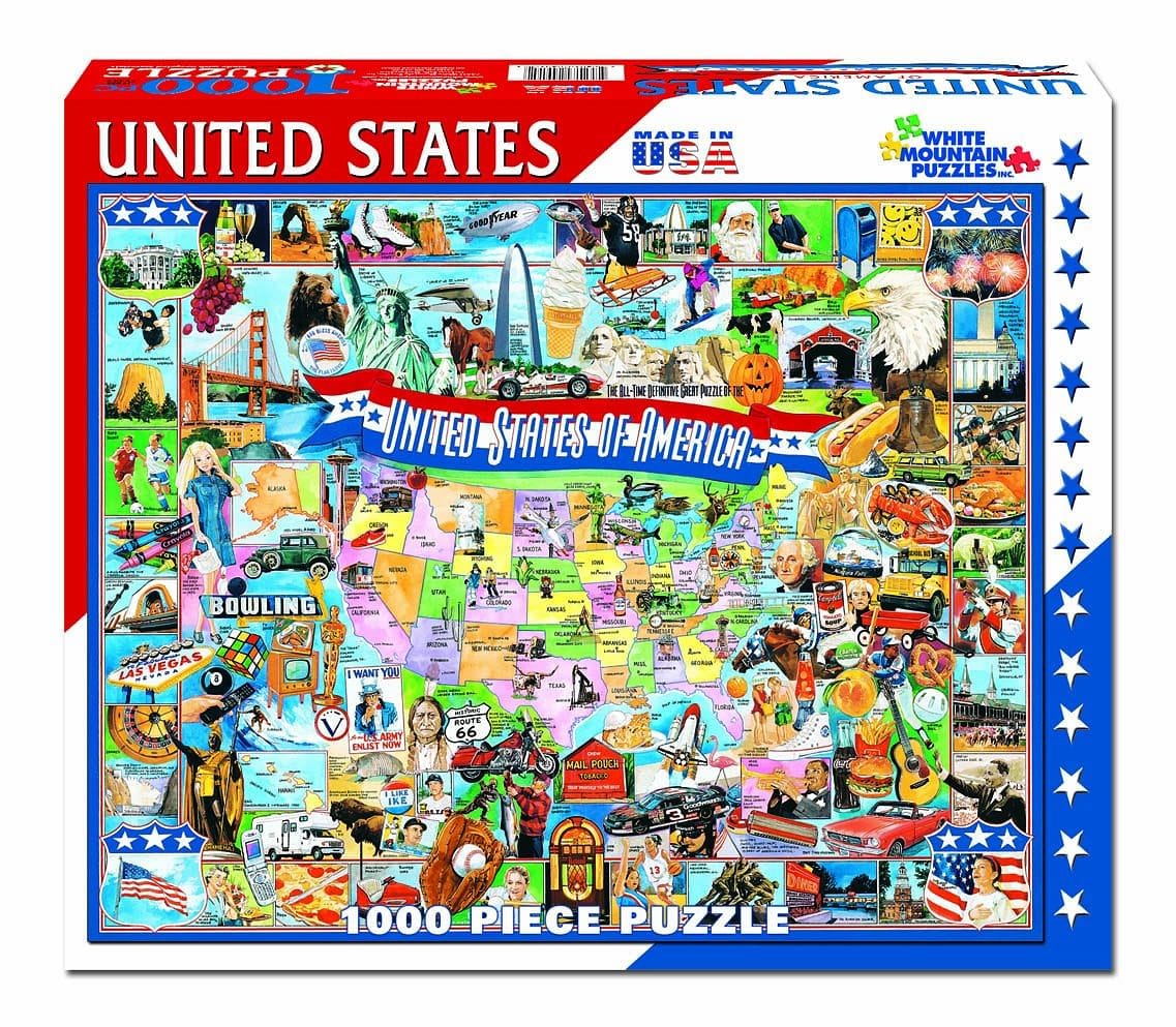 United States of America - 1000 Piece Jigsaw Puzzle - Shelburne Country Store