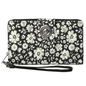 Bicolor Floral Black RFID Cash System Wallet - Shelburne Country Store