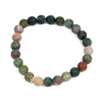 Stretch Natural Stone Beads Bracelet - - Shelburne Country Store