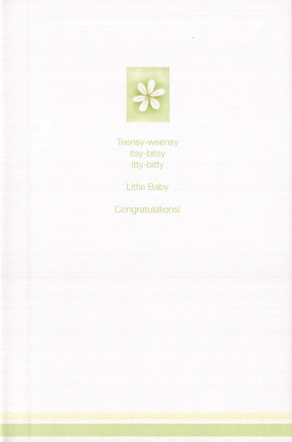 New Baby Card - Teensy-Weensy - Shelburne Country Store