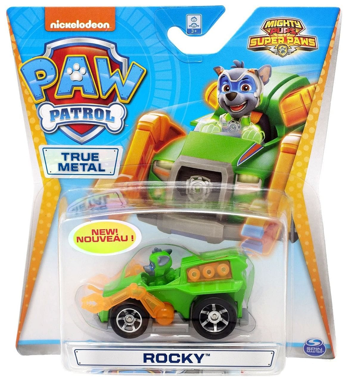 Paw Patrol Metal Die-Cast Vehicle -  Super Paws Rocky - Shelburne Country Store