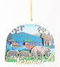 3D Brass Vermont Wildlife Ornament - Shelburne Country Store
