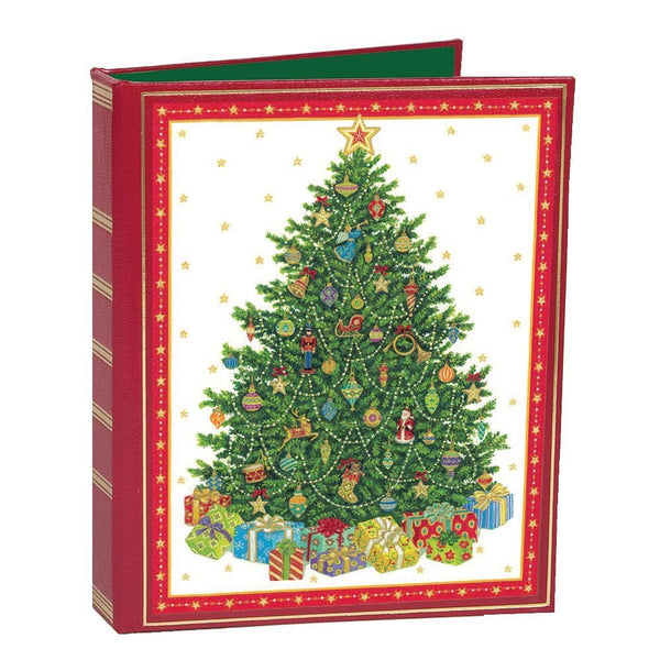Wood Berry Christmas Card Address Book - Kimenink