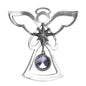 Pewter Angel Ornament with Birthstone - - Shelburne Country Store