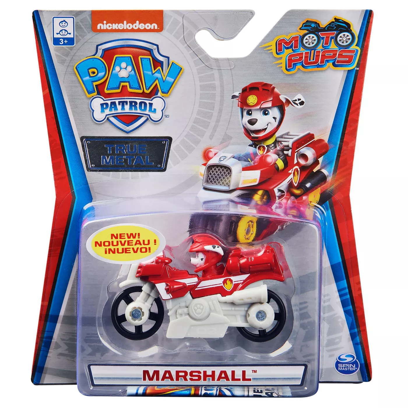 Paw Patrol Metal Die-Cast Vehicle -  Moto Pups - Marshall - Shelburne Country Store
