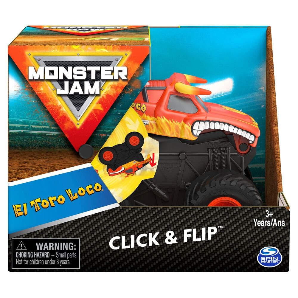 Monster Jam - Click N Flip Monster Truck - El Toro Loco - Shelburne Country Store