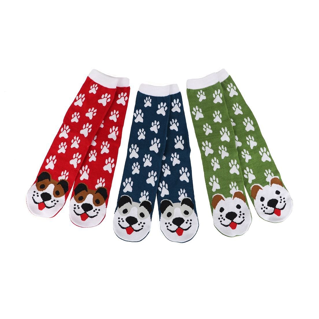 Puppy Dog Pawprint Socks - - Shelburne Country Store