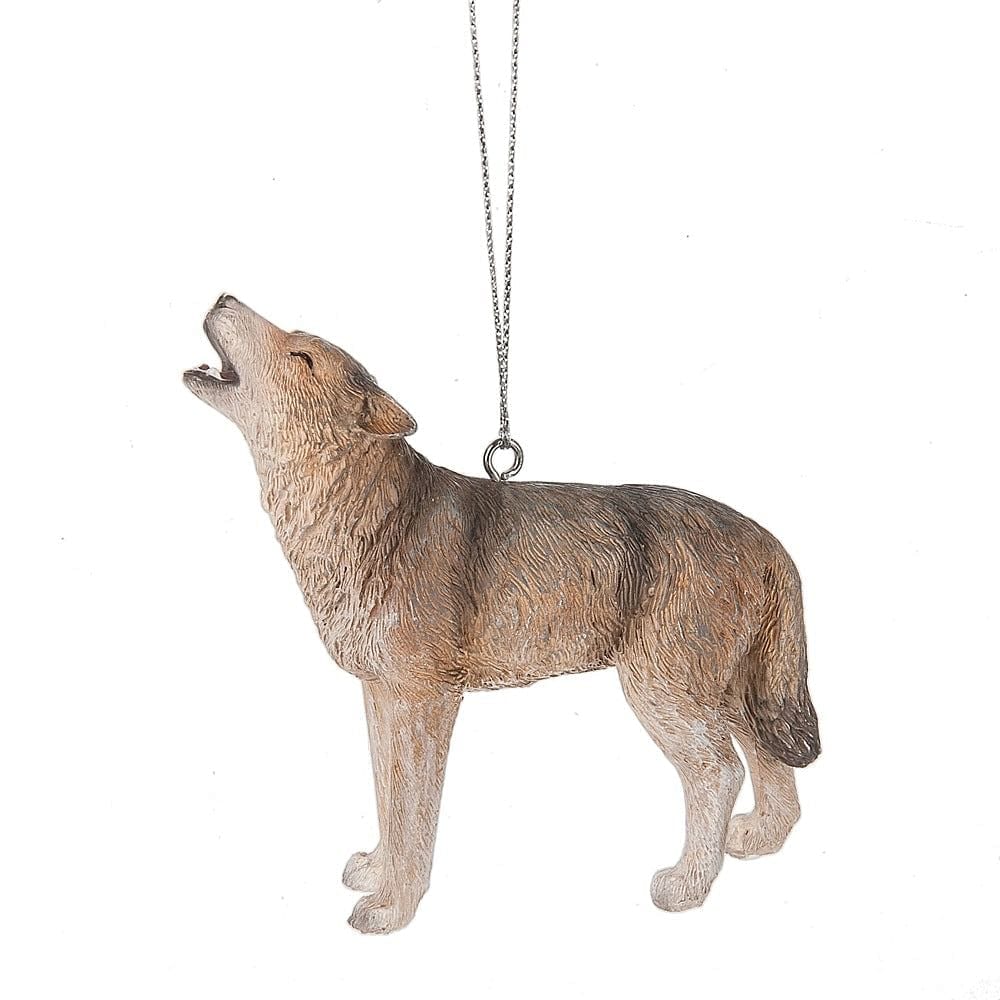Grey Wolf Ornament. - Shelburne Country Store