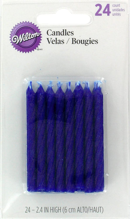 Celebration Birthday Candles  - Blue 24 Count - Shelburne Country Store