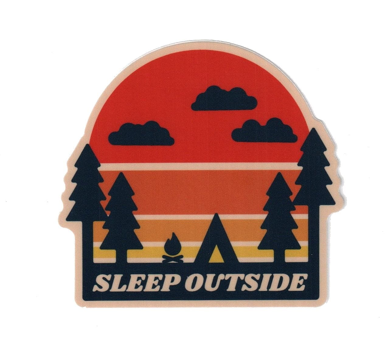 Sleep Outside - Large Printed Sticker - Shelburne Country Store