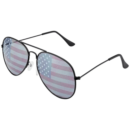 Retro 4th of July American Flag Glasses - Shelburne Country Store