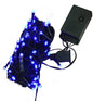 LED Multifunction 100 Count String Lights - Blue Lights /Green Wire - Shelburne Country Store