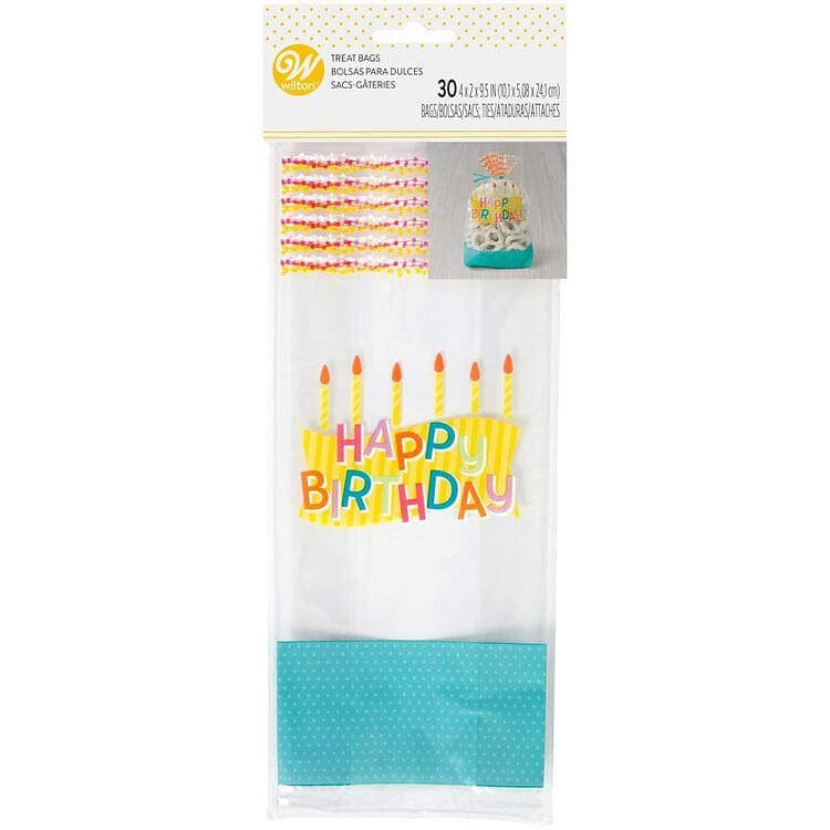 Happy Birthday Treat Bags - 30 Count - Shelburne Country Store