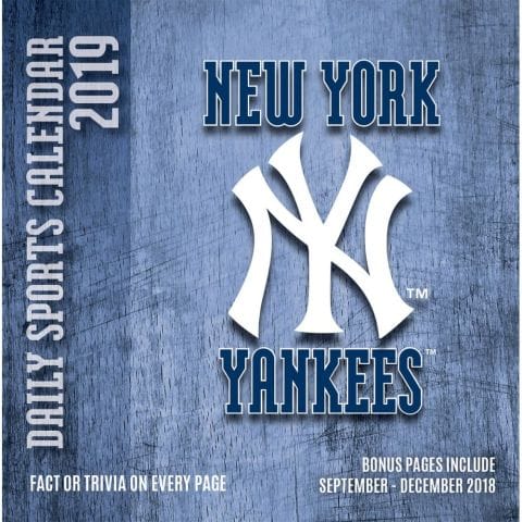 2019 Yankees Daily Calendar - Shelburne Country Store