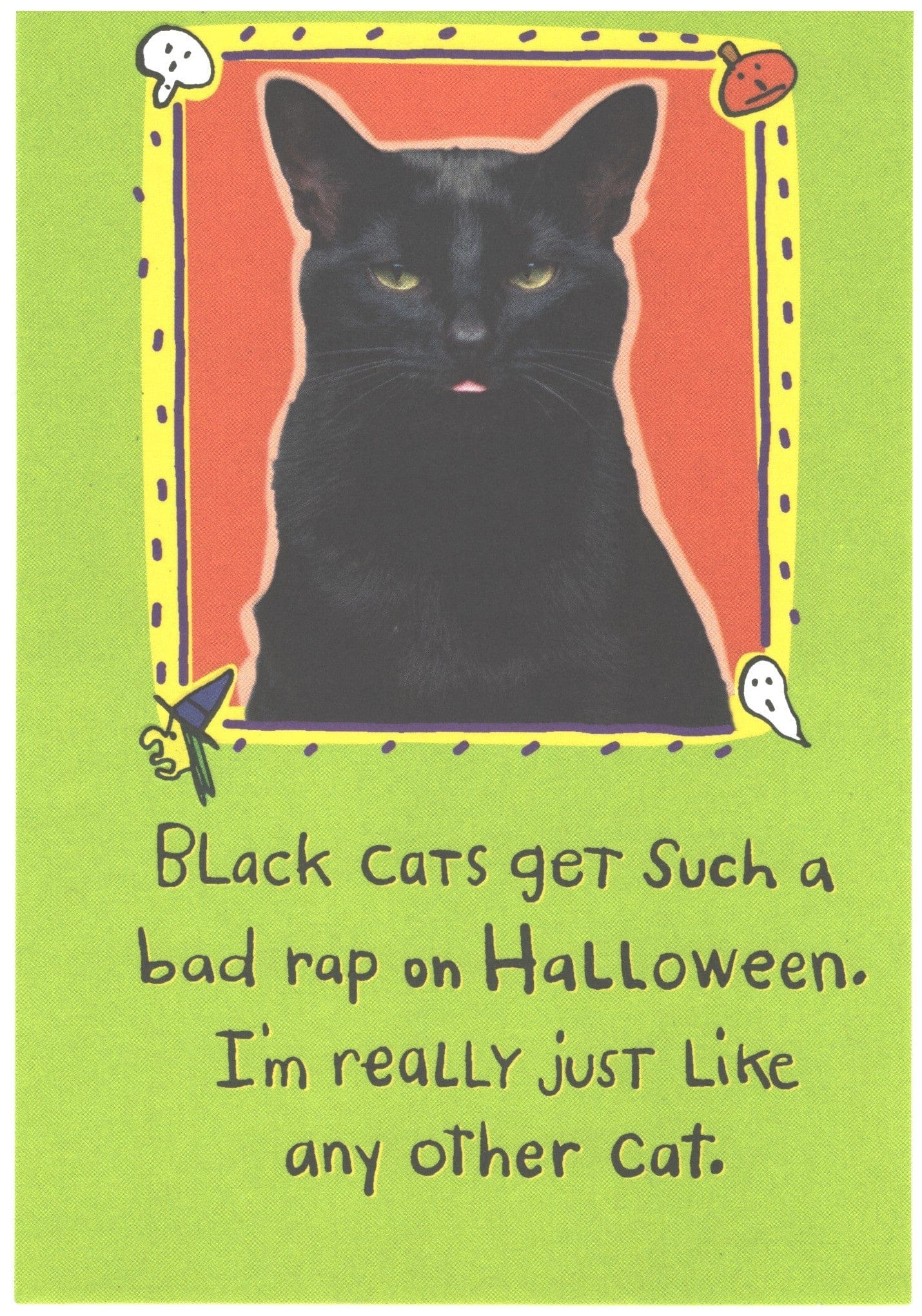 Black Cat Halloween Card - Shelburne Country Store
