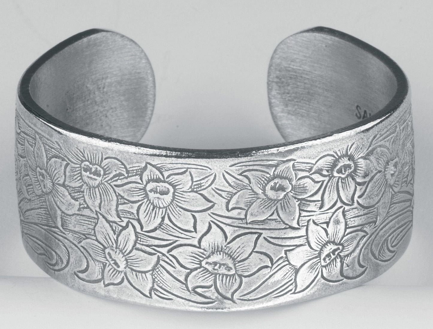 Pewter Flower of the Month Bracelet - - Shelburne Country Store