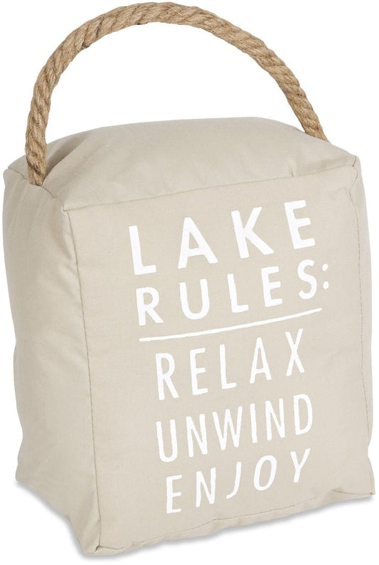 Lake Rules Door Stopper - Shelburne Country Store