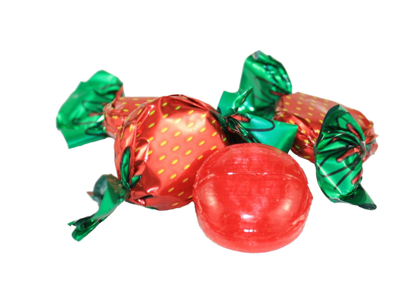 Filled Strawberry Hard Candies - 1 Pound - Shelburne Country Store