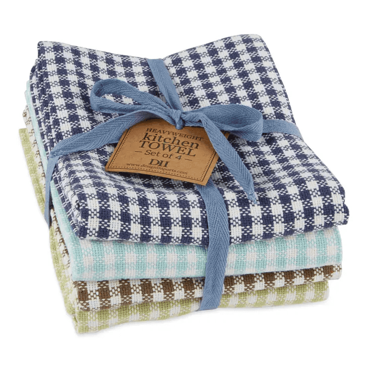 Lake Checks Heavyweight Dishtowel Set of 4 - Shelburne Country Store