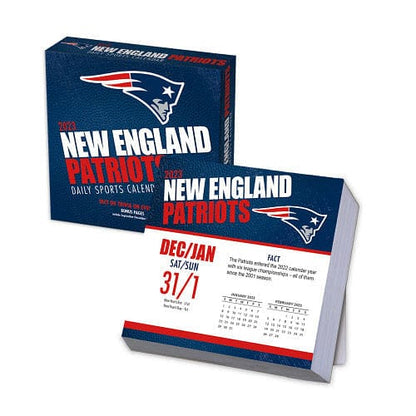 New England Patriots 2023 Desk Calendar - Shelburne Country Store