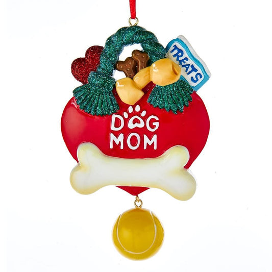 4.5 Inch Dog Mom Ornament - Shelburne Country Store