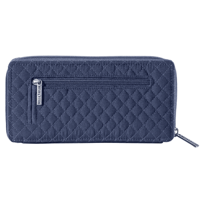 Solid Navy Rfid Slim Card Wallet - Shelburne Country Store