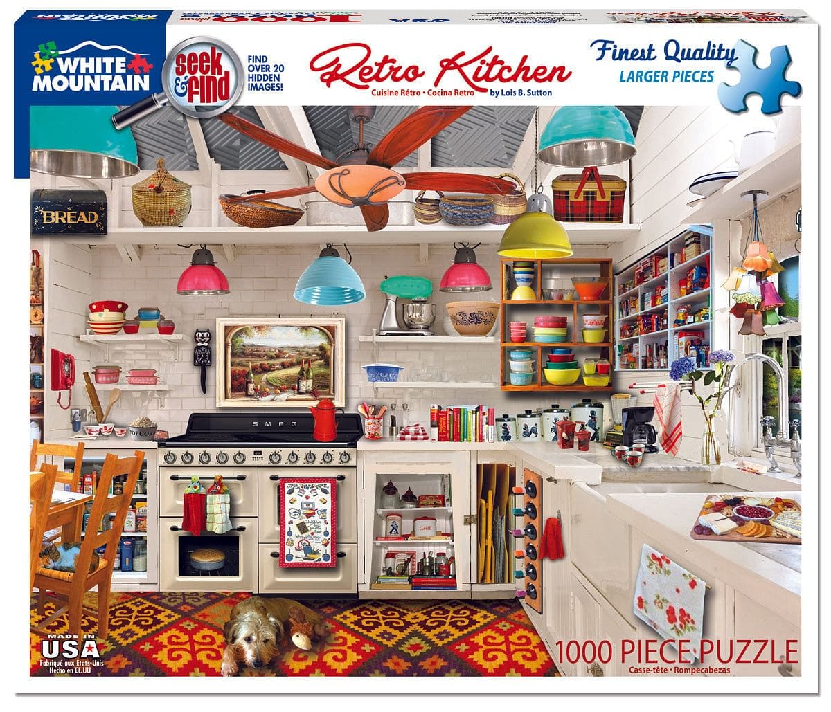 Retro Kitchen Puzzle - 1000 pc - Shelburne Country Store