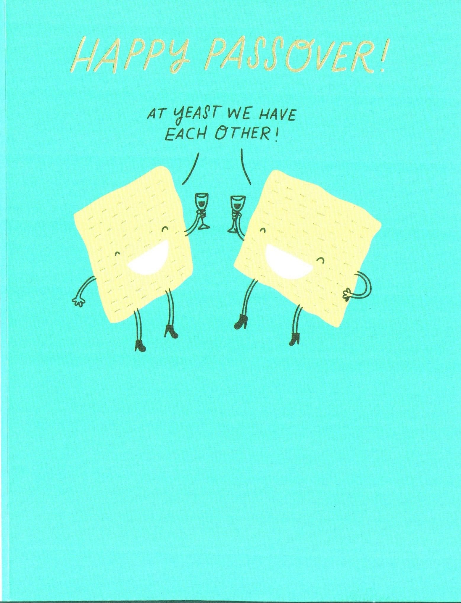 Toasting Matzah Passover  Card - Shelburne Country Store