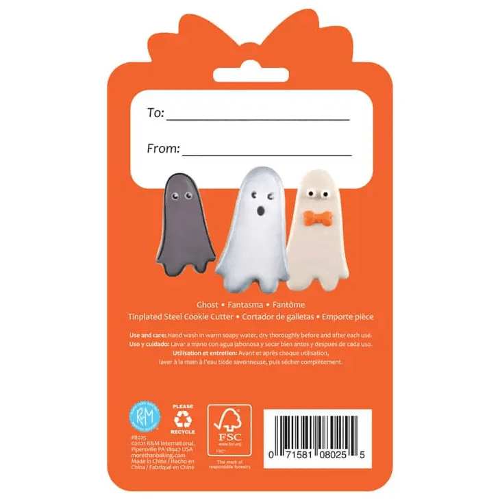 3.5" Ghost Cookie Cutter - Shelburne Country Store